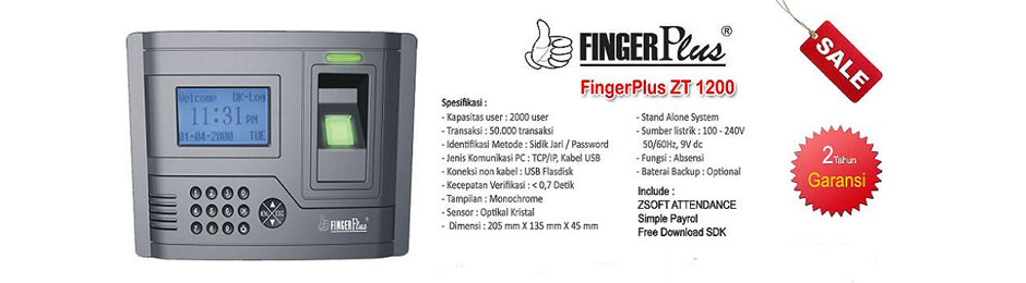 fingerplus zt1200